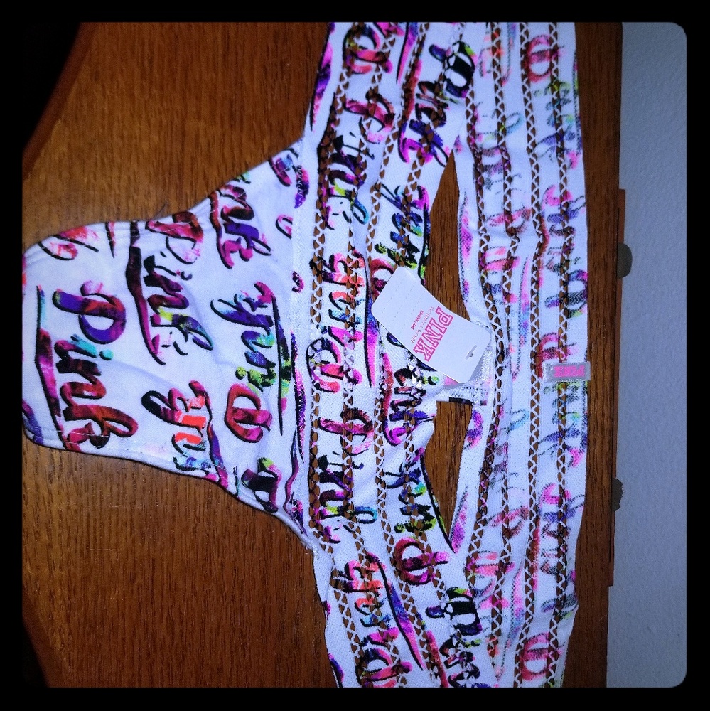 BNWT Victoria Secret multicolored thong